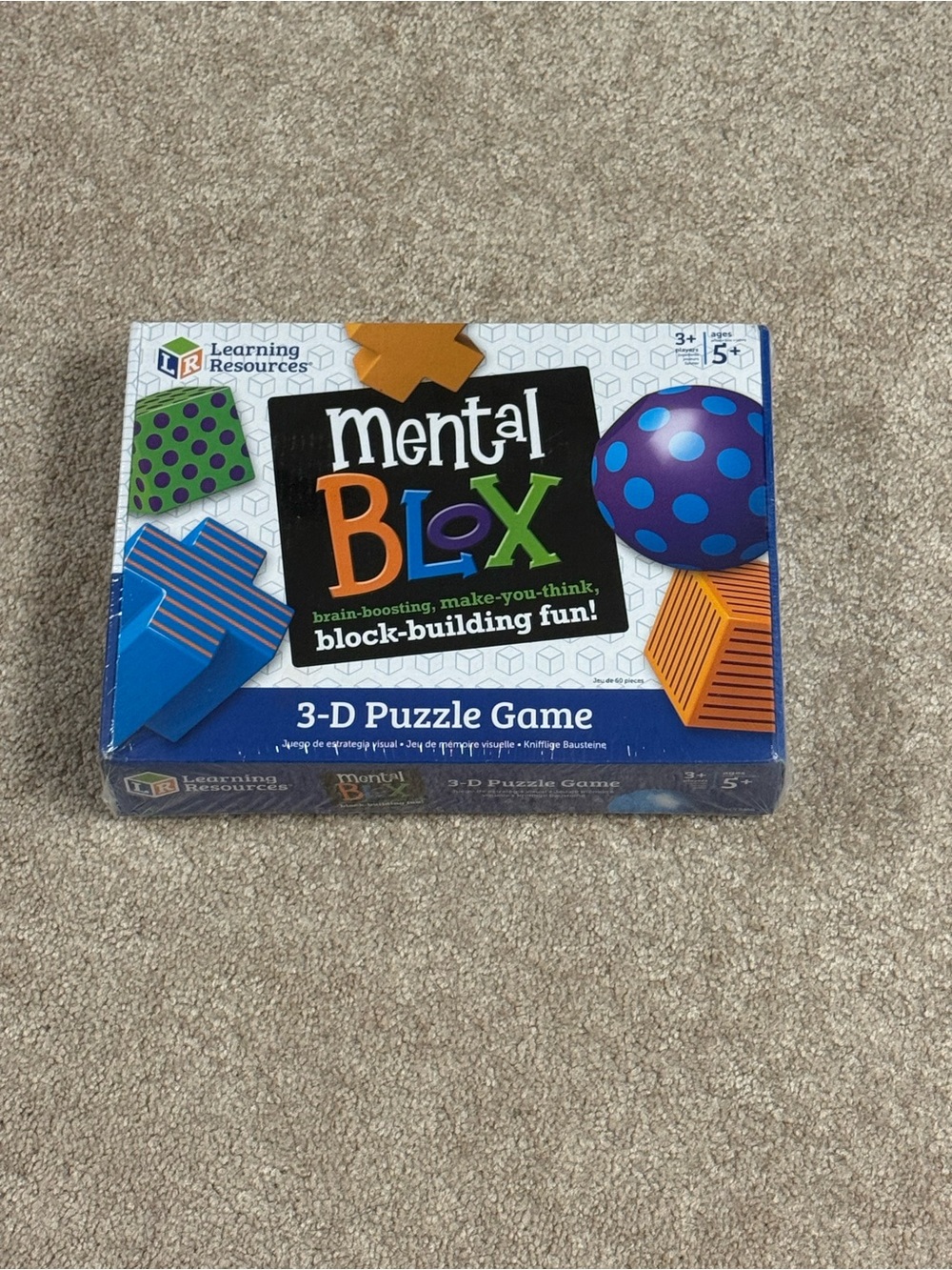 Learning Resources Mental Blox 3-D Puzzle Game Brand New Sealed